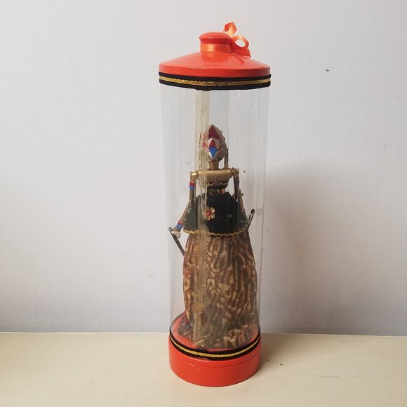 Vintage Wayang Golek Indonesian Cupumanik Shinta Wooden Stick Puppet - Picture 6 of 14